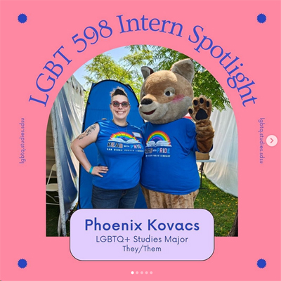 LGBT 598 Intern Spotlight: Phoenix Kovacs